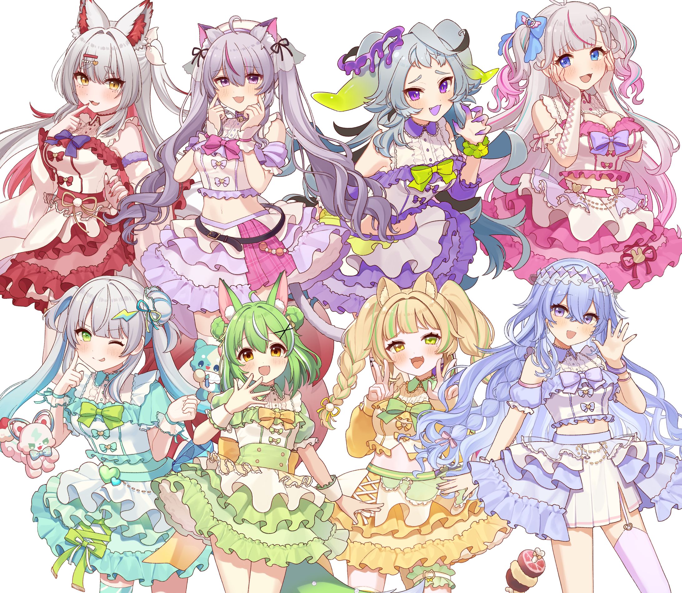 歌ってみた動画用イラスト-1