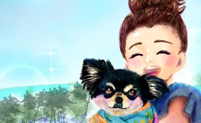 ・ロングチワワの福くんです☺️✨
⁡飼い主さんと旅行に行かれた時の1枚を描かせて頂きました✍️
⁡ラベンダーと青空と2人の笑顔……うーん、映画のようなワンシーンですね。
⁡他のお写真も素敵です、ぜひ見に行ってみてください👍👍⁡
⁡(2枚目→ひたすら書き込んでいる途中のものです)⁡
楽しかった……。
@29.fuku.29さんありがとうございましたm(_ _)m
⁡・⁡
⁡ #ロングチワワ⁡
⁡ #犬イラスト ⁡
⁡ #イラスト受付中 ⁡
⁡ #犬のいる暮らし