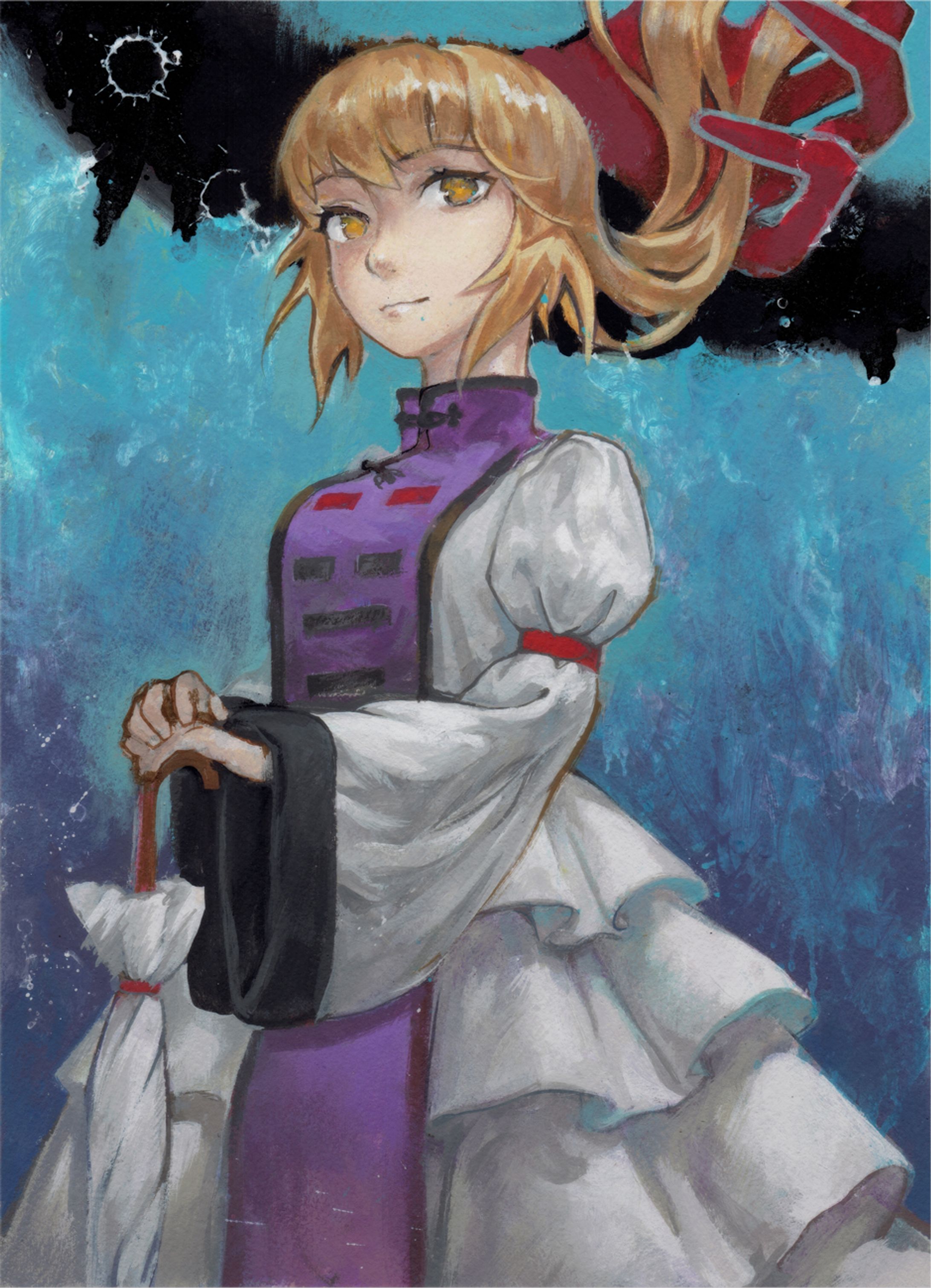 東方project　八雲紫　ファンアート　-1