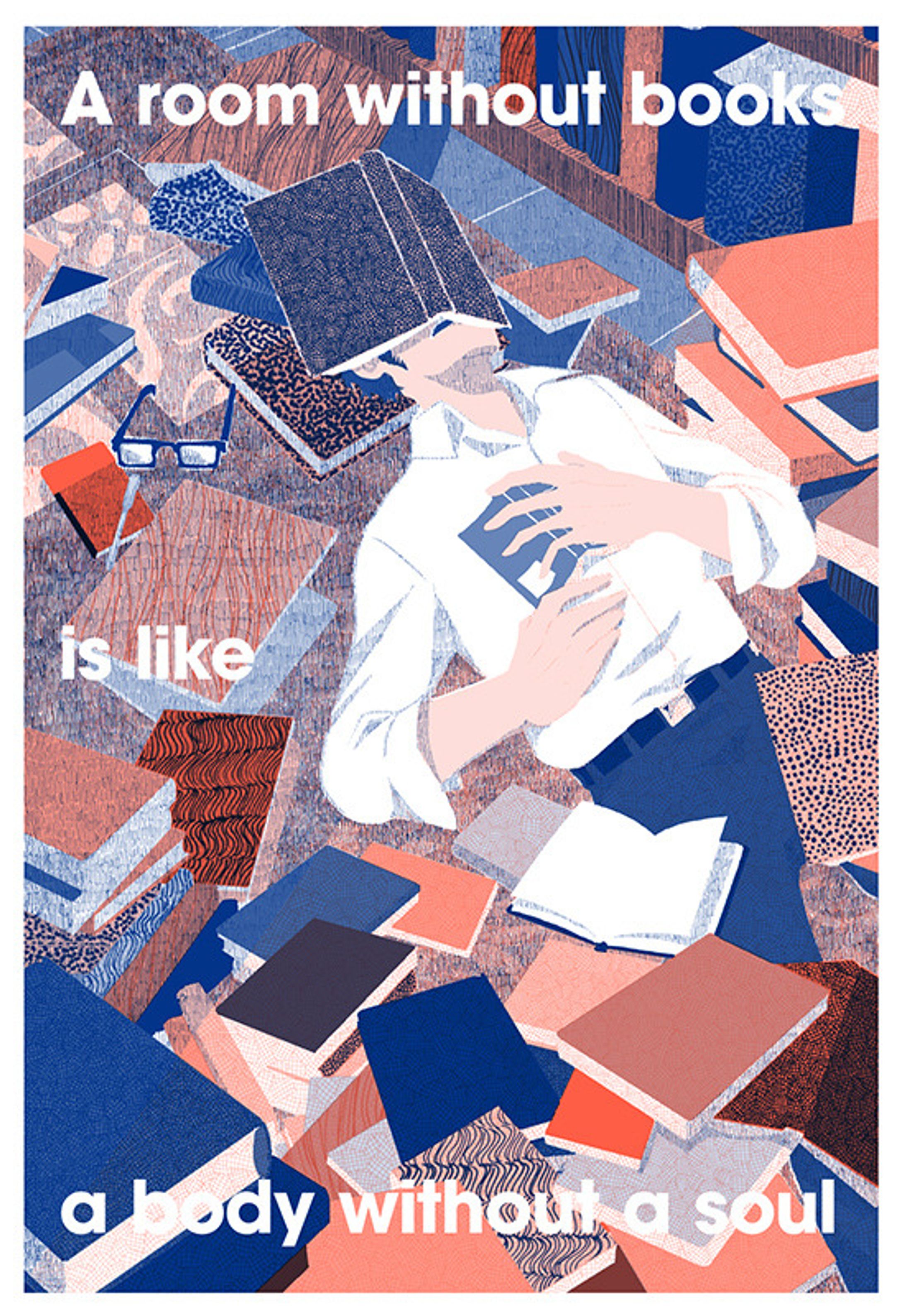 本のない部屋は魂のない肉体のようなもの-1