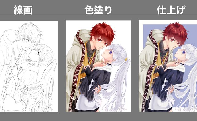 バンド、イラスト制作