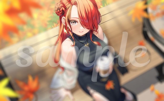 メンバーシップ限定壁紙用イラスト