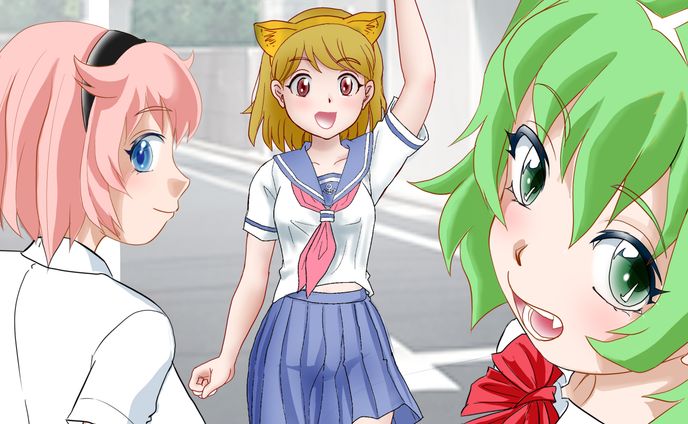 魔女っ子たち