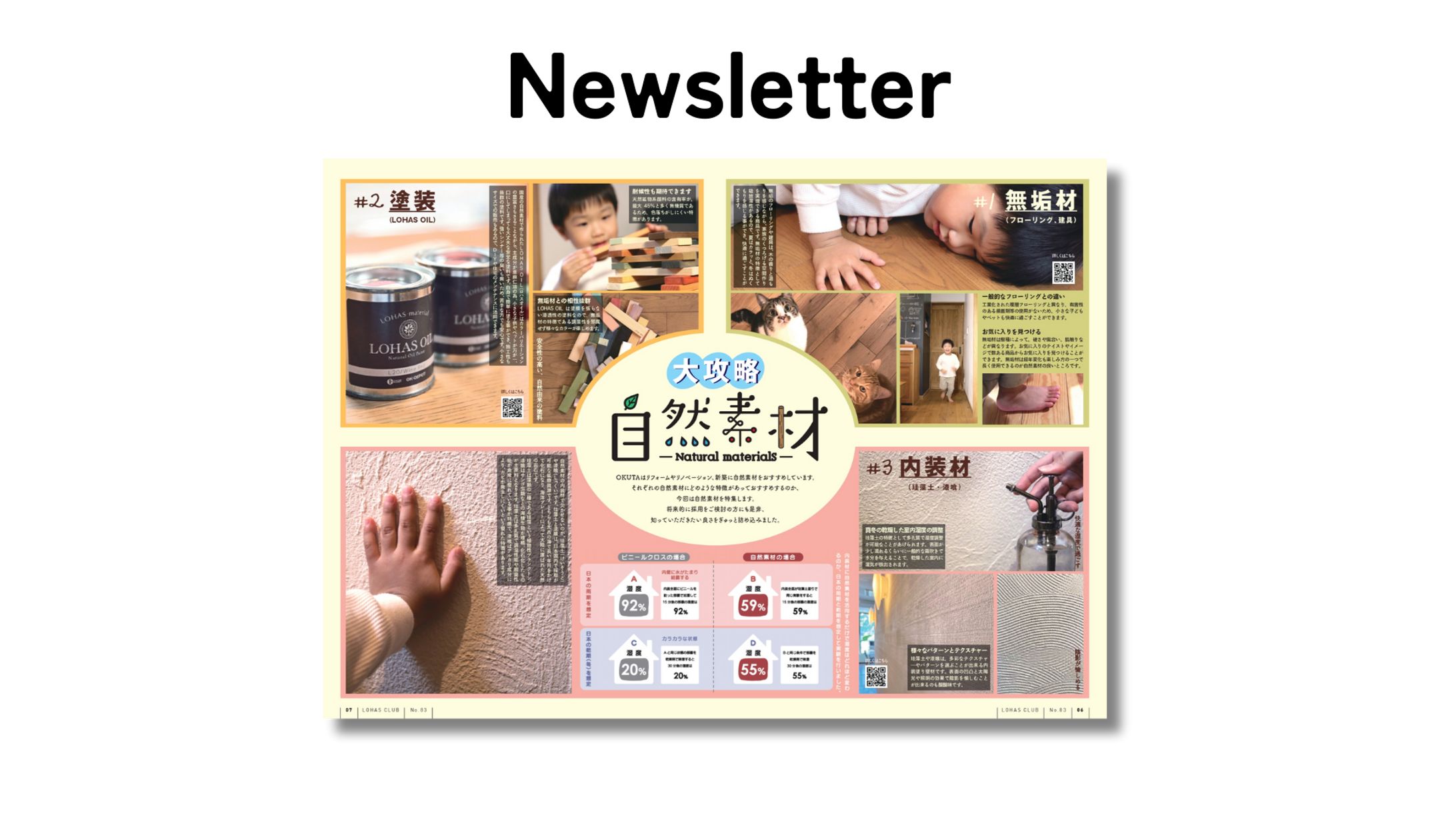 会報誌 / 自然素材特集-1