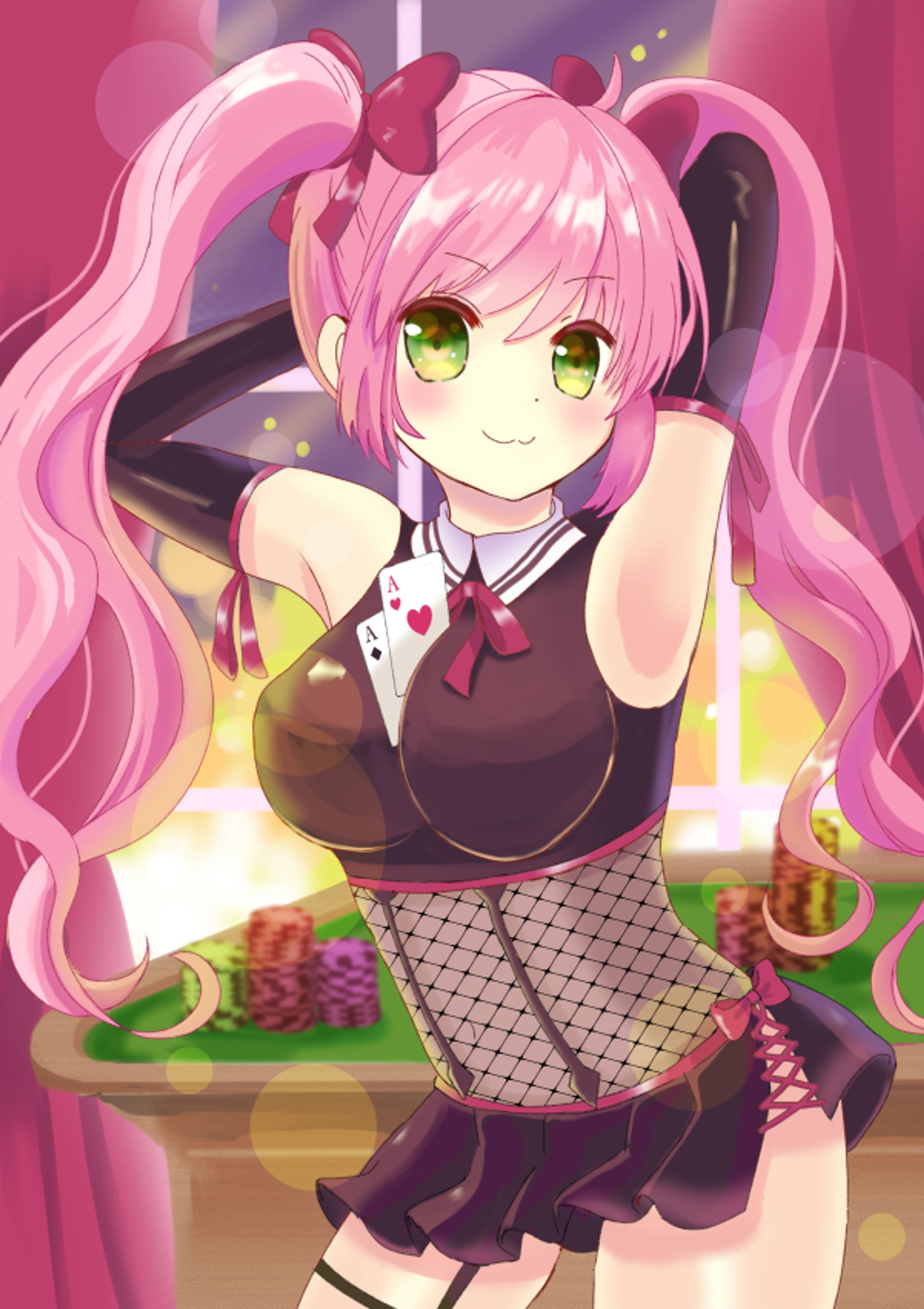等身イラスト　ディーラーさん-1