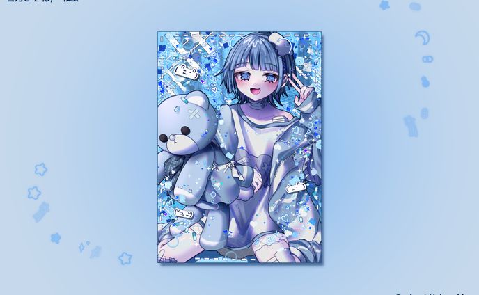 VTuber 雪乃きゆ 様 グッズ用イラスト