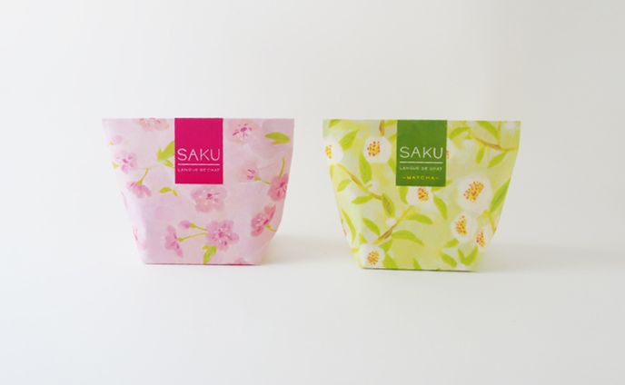 ラングドシャのパッケージデザイン