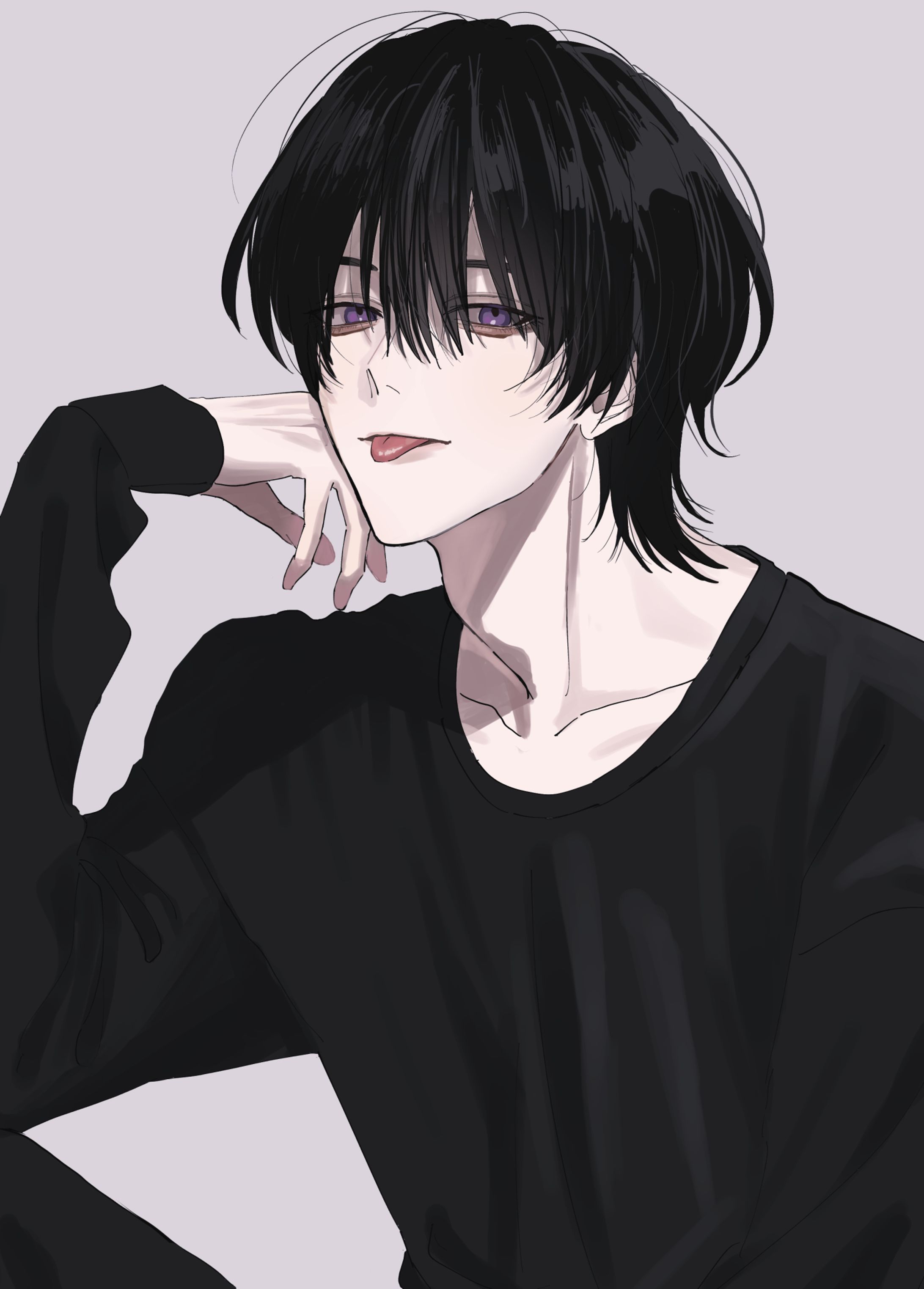 黒髪男子-1