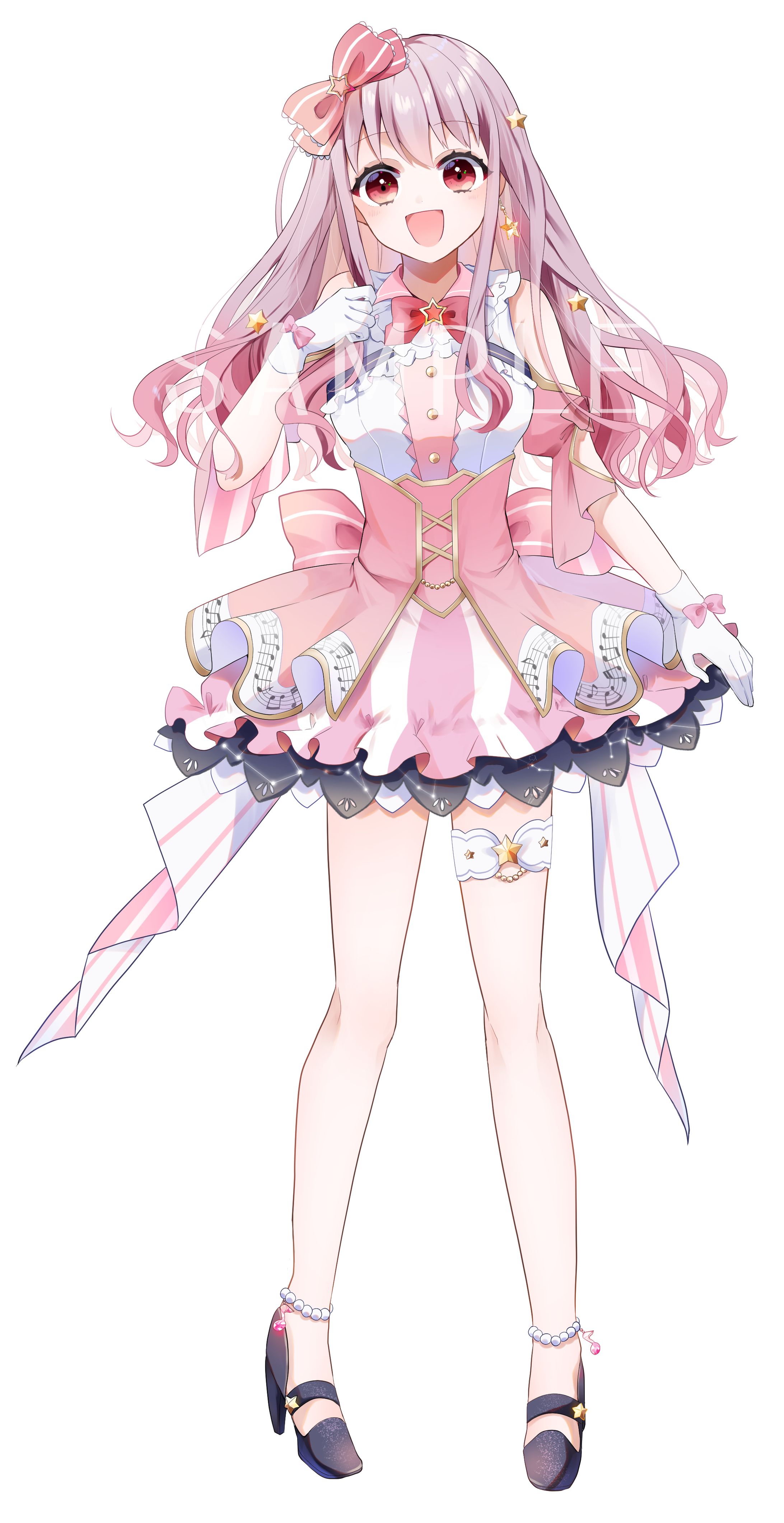 （キャラデザイン）立ち絵　vtuber星音みおん様-1