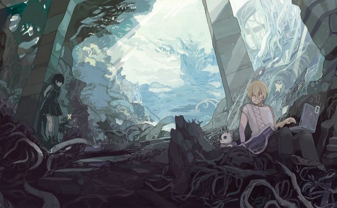 小説作品のイメージイラスト