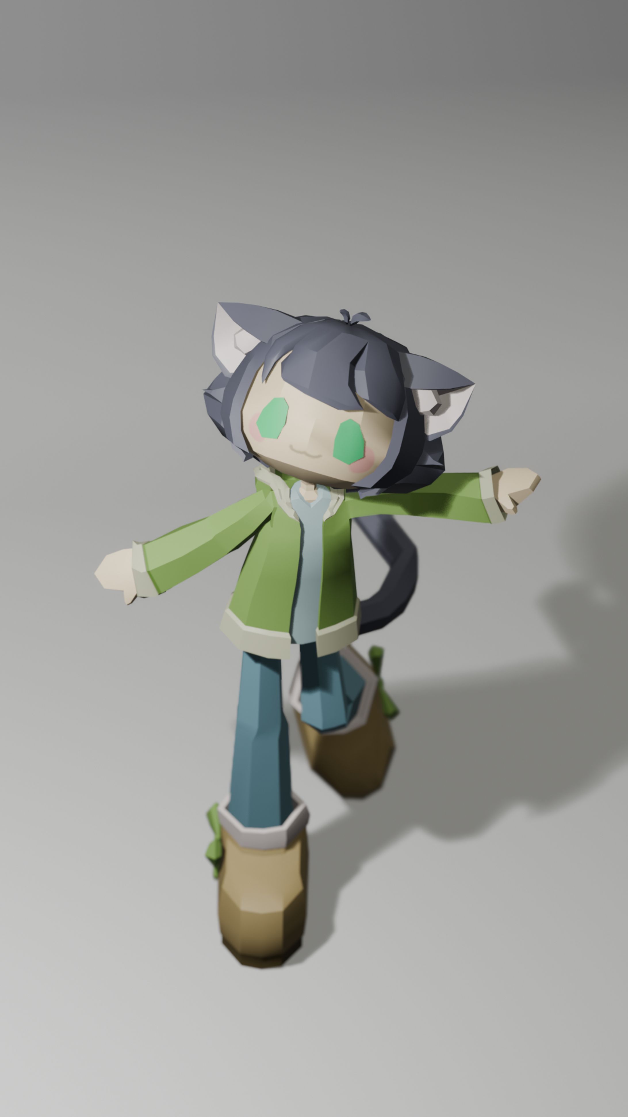 3Dモデル(作者名：ゼラチンねこ)-1