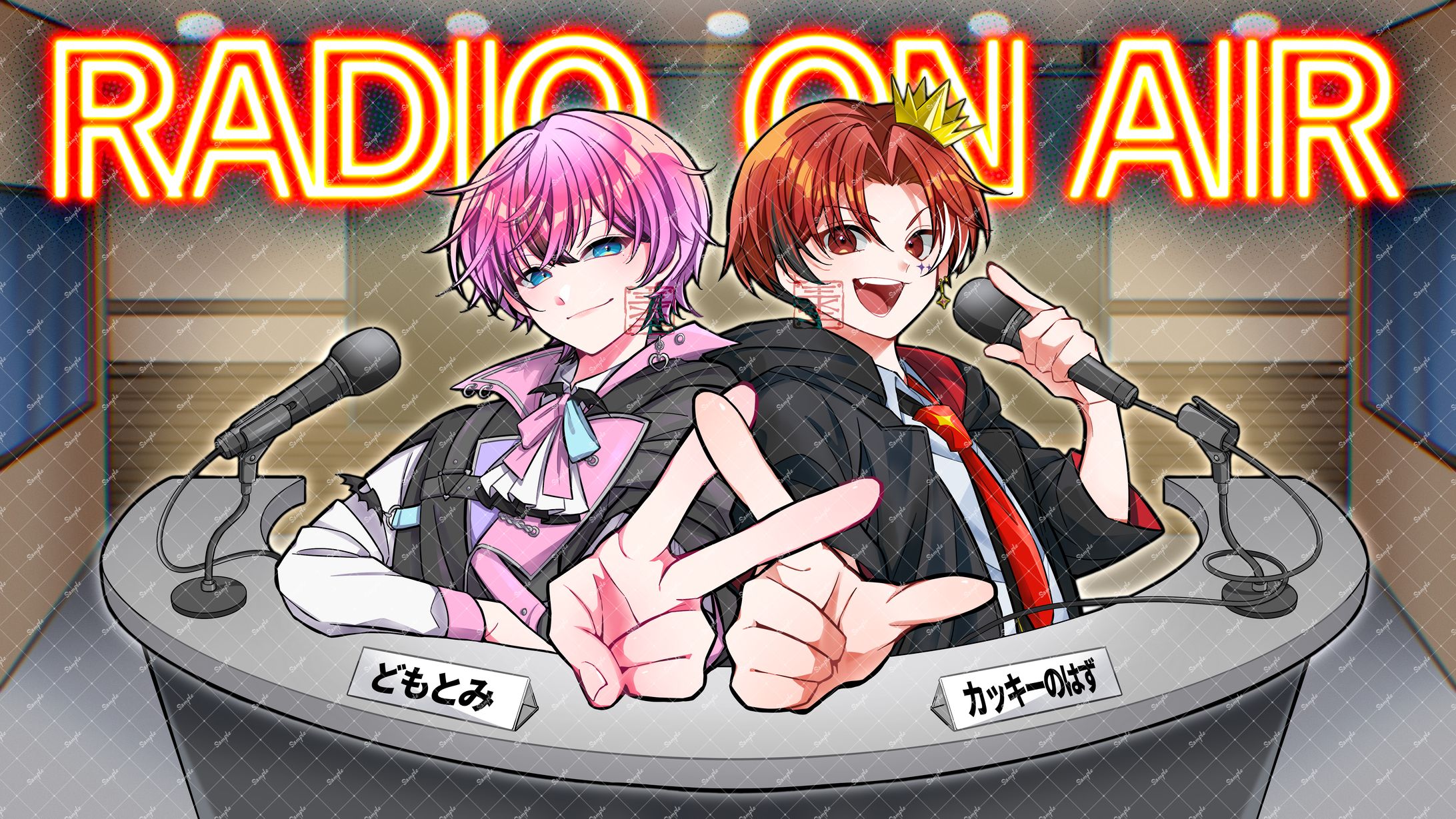 【work】カッキーのはず様&どもとみ様【サムネイルイラスト】-1