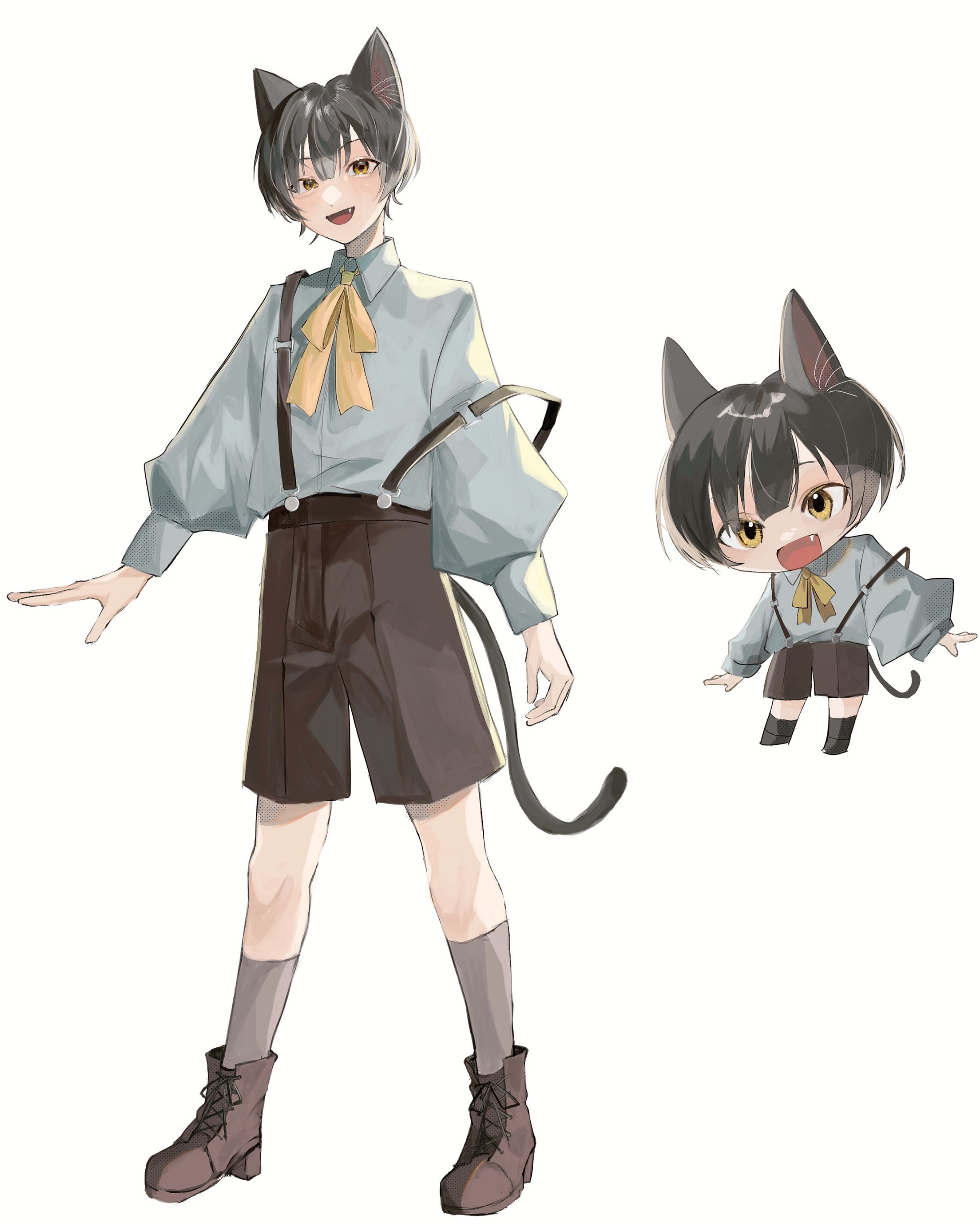 キャラクターデザイン/猫耳少年-1