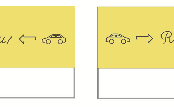 フィットネスジム_駐車場看板