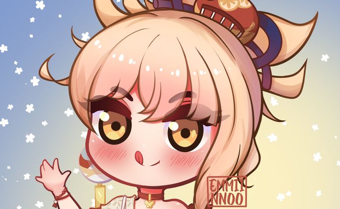 Chibi Yoimiya Genshin Impact