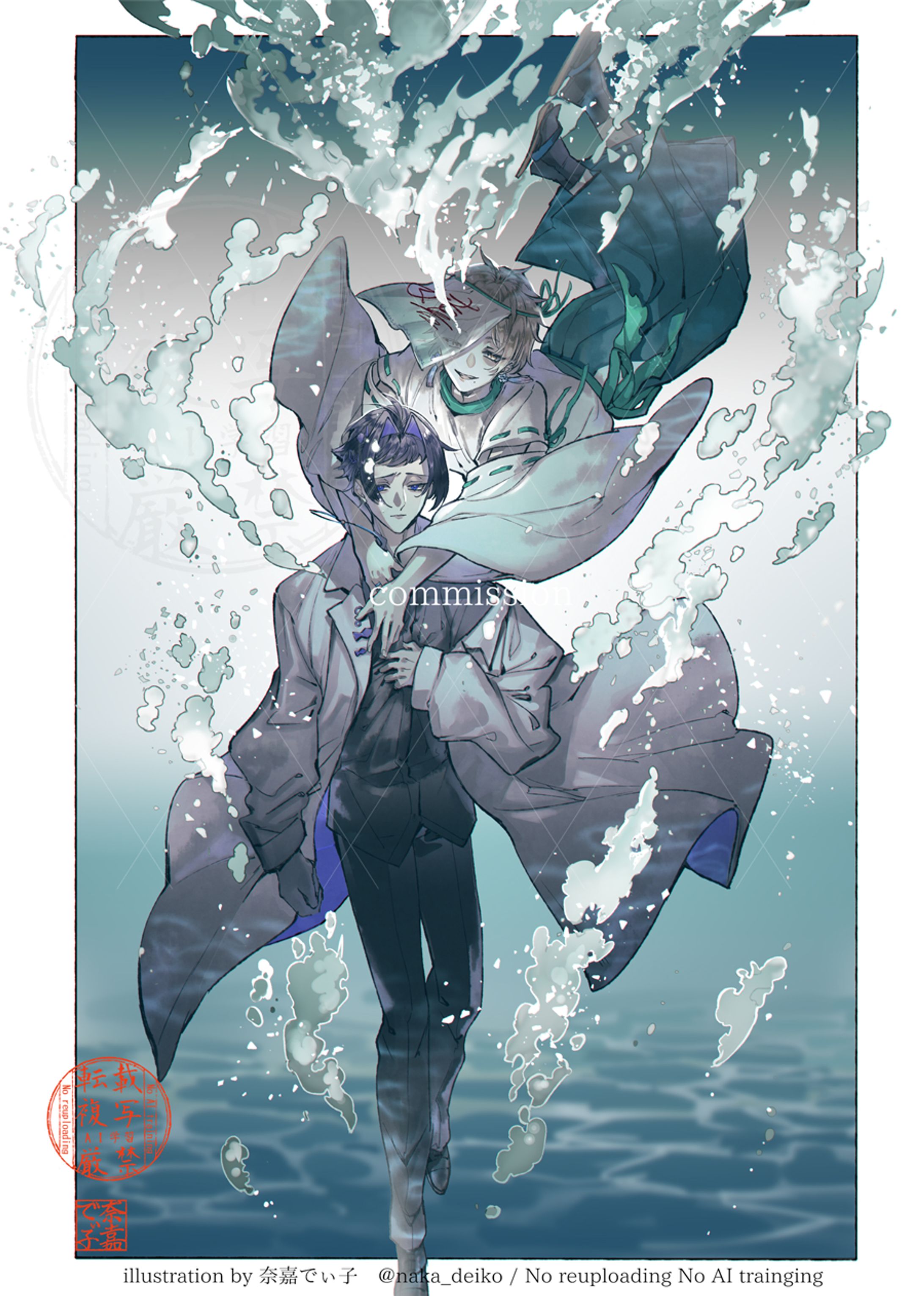【commission】個人観賞用一枚絵　浮世絵風-1