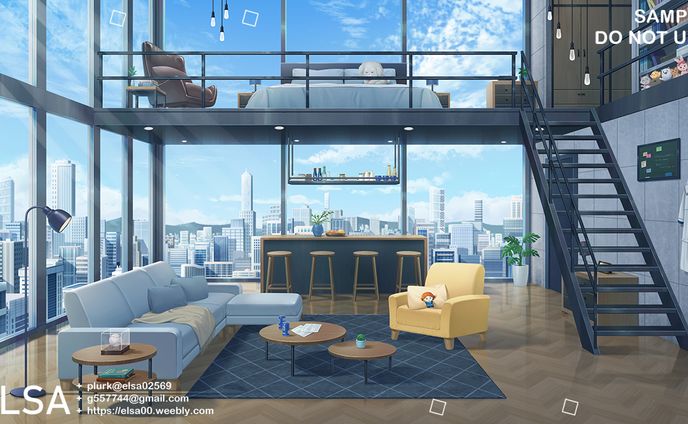 vtuber配信背景_阿萬