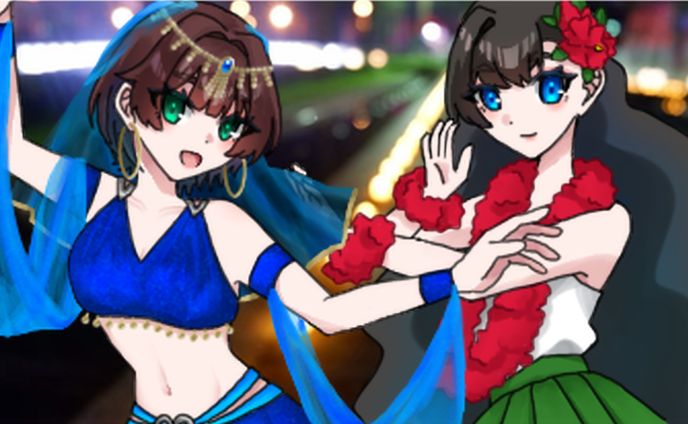 SunSunマーケット2024年7月チラシ挿絵