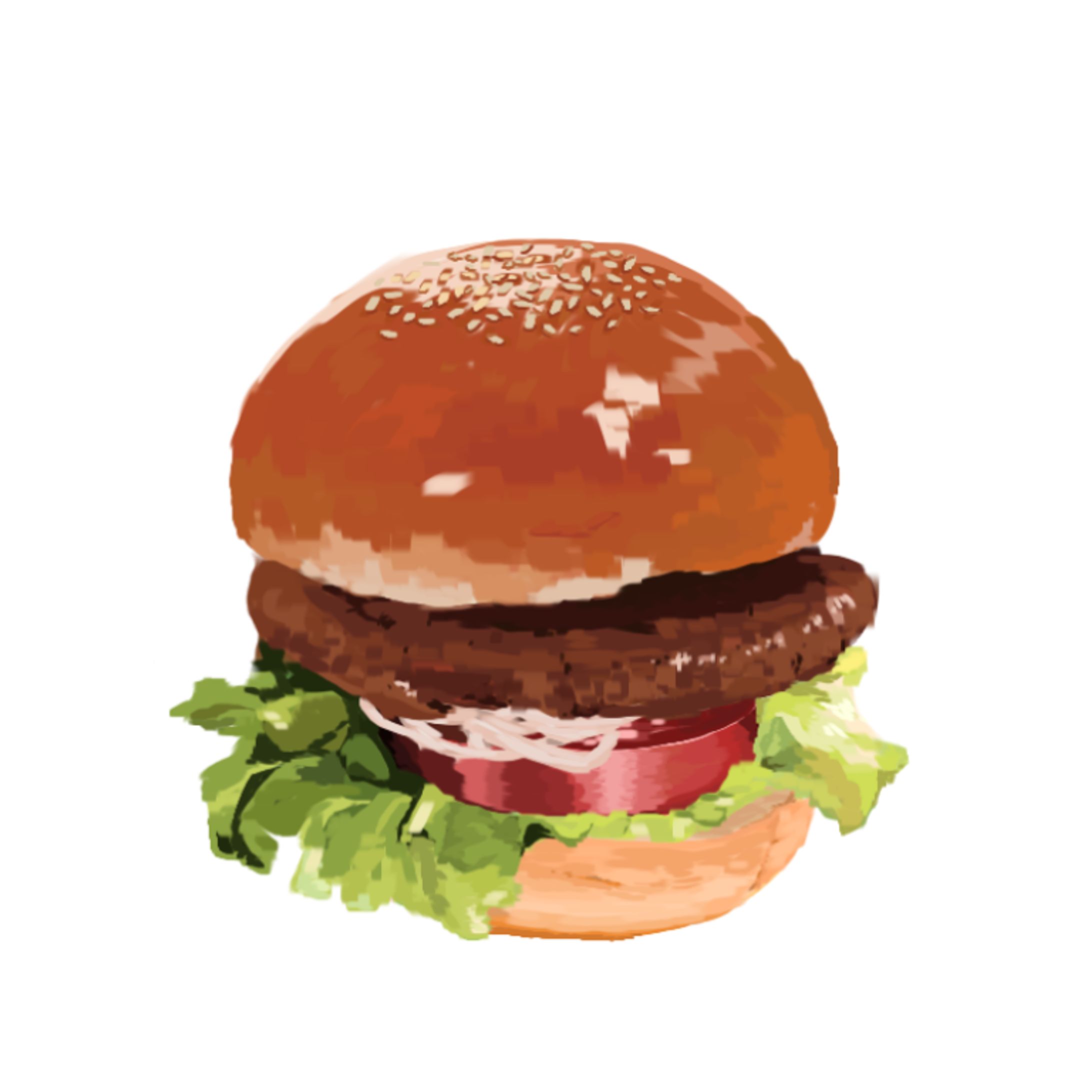 食べ物イラスト　自主制作-1