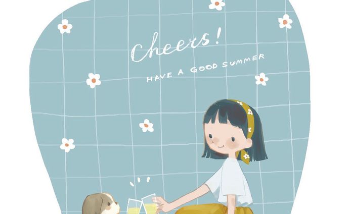 mmd、女の子イラスト