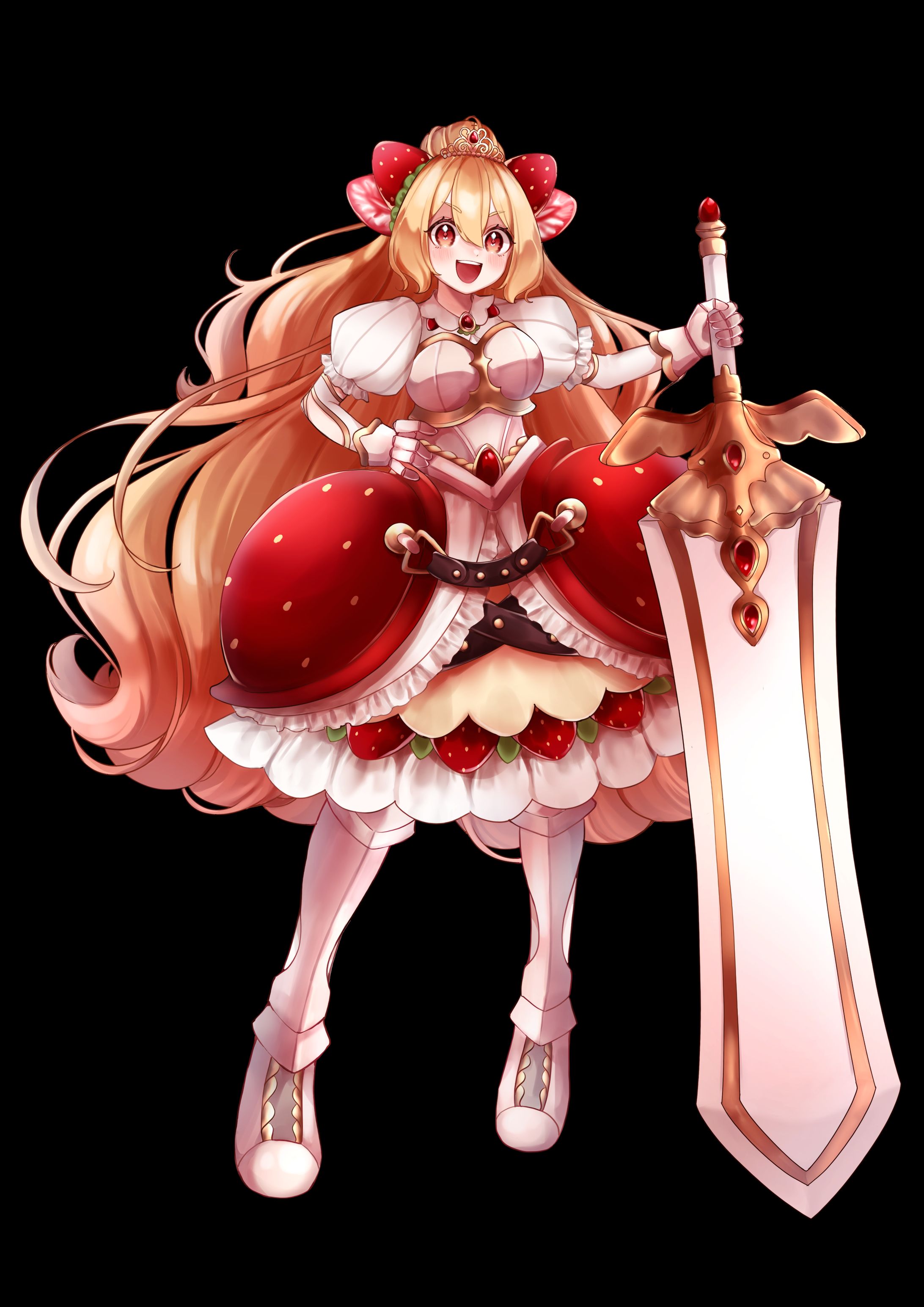 一次創作イラスト スイーツ擬人化 (立ち絵)-1