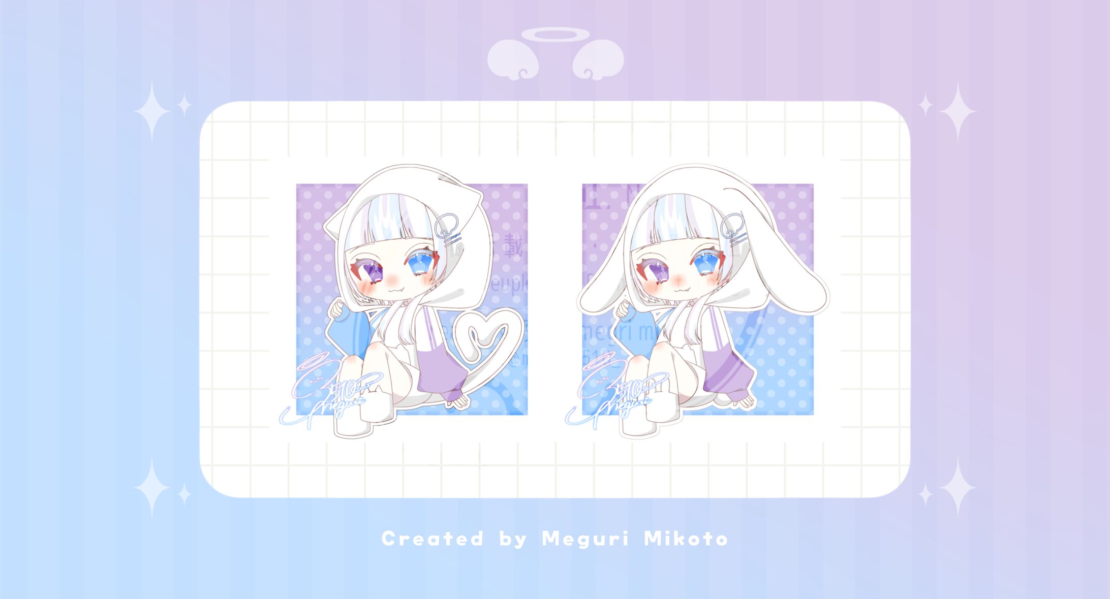 【量産】廻吏命 うさ耳ver. 垂れ猫ver. 《ｹﾓ耳ﾊﾟｰｶｰSD》-1