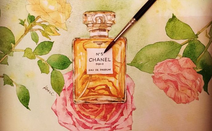 【小物、インテリア系水彩イラスト】