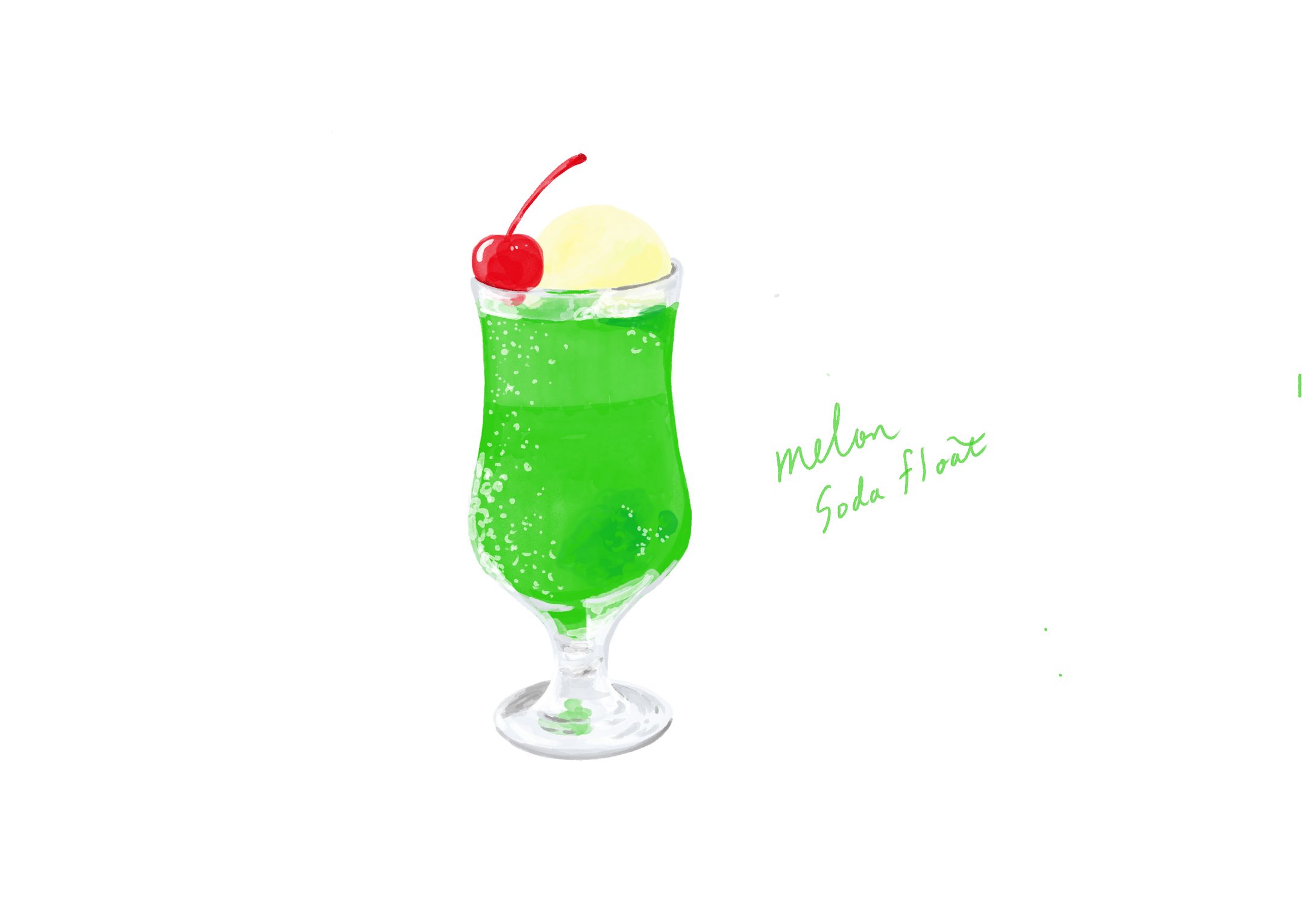 水彩の食べ物イラスト-1