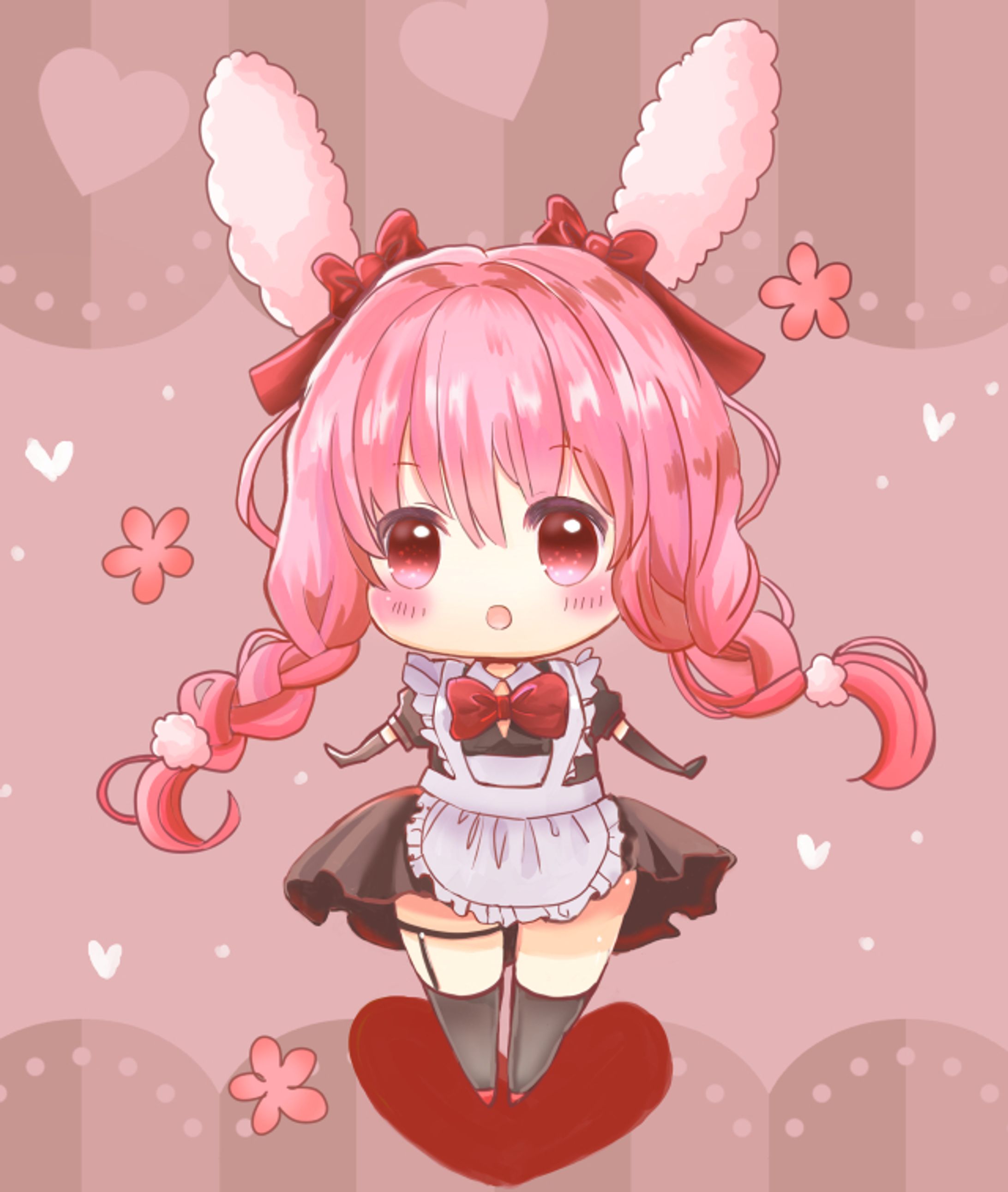 デフォルメ　うさぎメイドさん-1