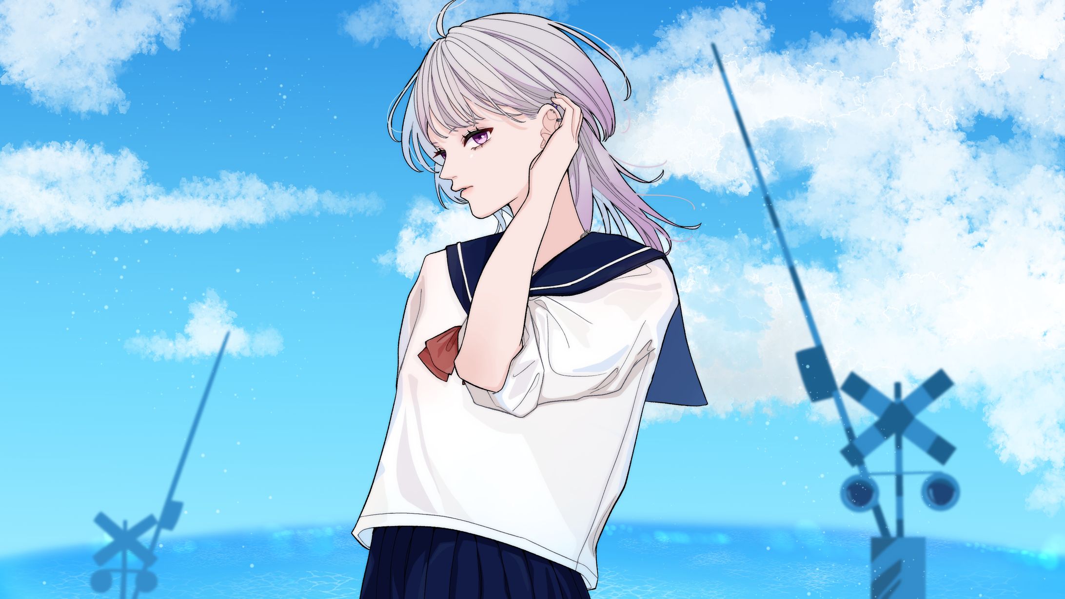 Vtuber様歌ってみた動画用イラスト-1