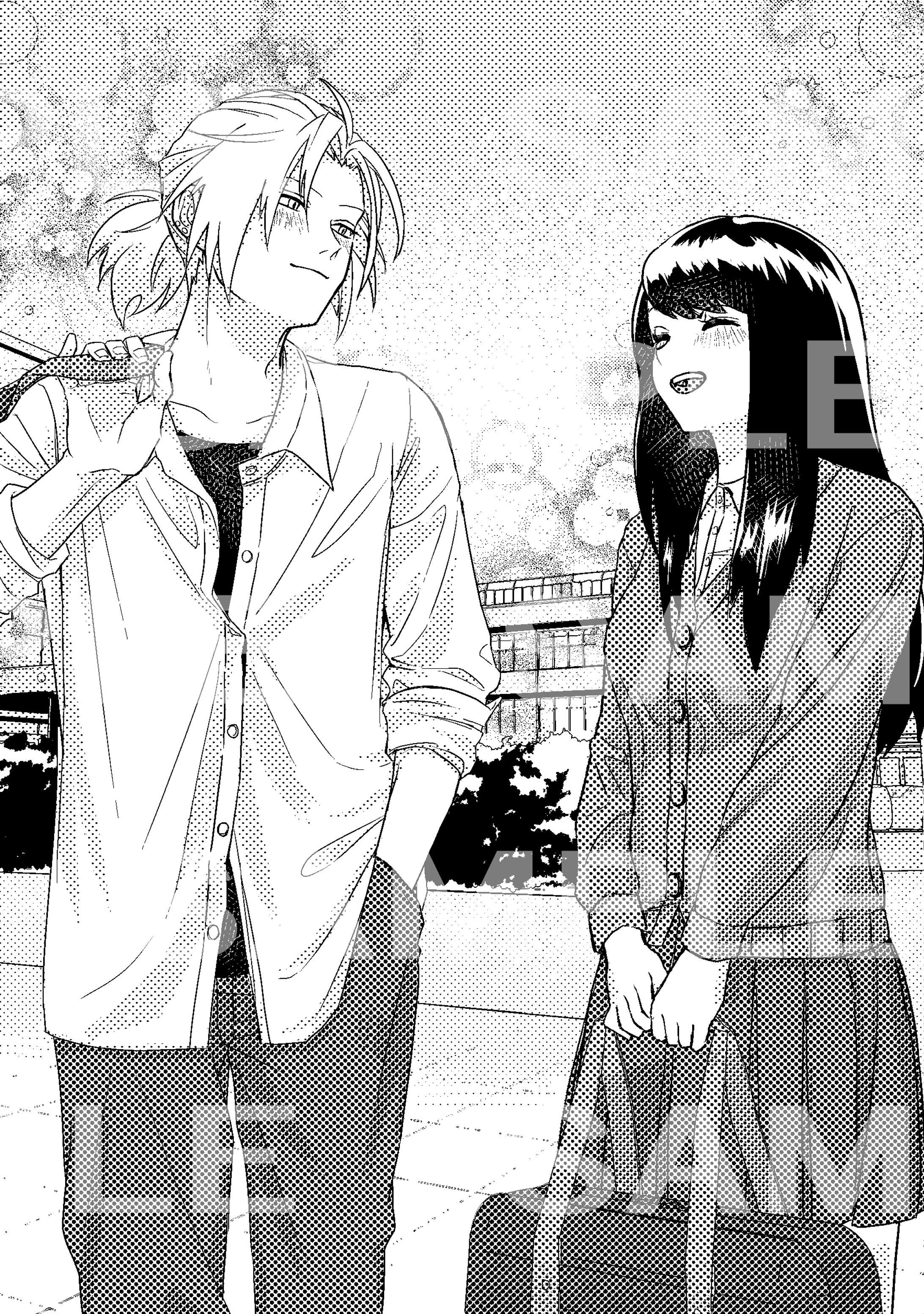 モノクロイラスト例-1