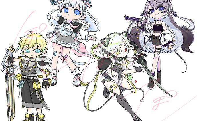 Devastation 第二弾メンバーの立ち絵