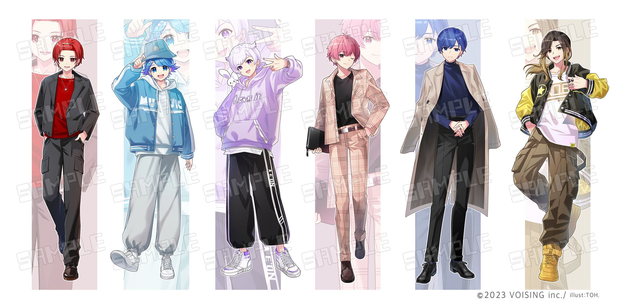 【公式】いれいす トレーディングシールウエハース用イラスト-1
