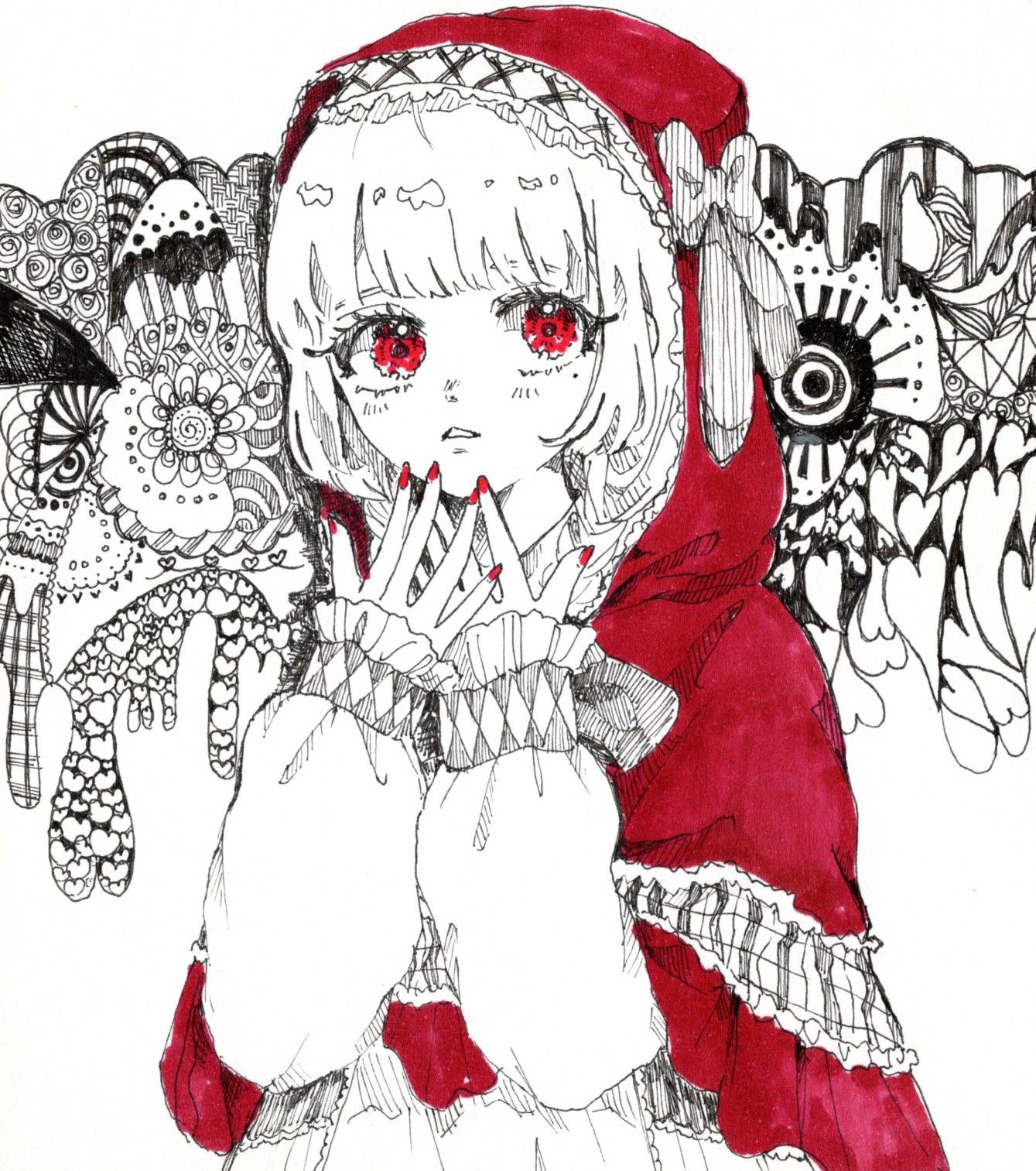 ごちゃごちゃなイラスト