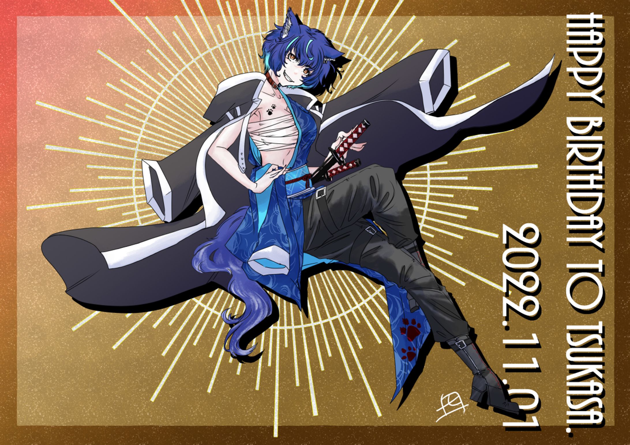 【デジタル】不知火ツカサ様お誕生日2022-1