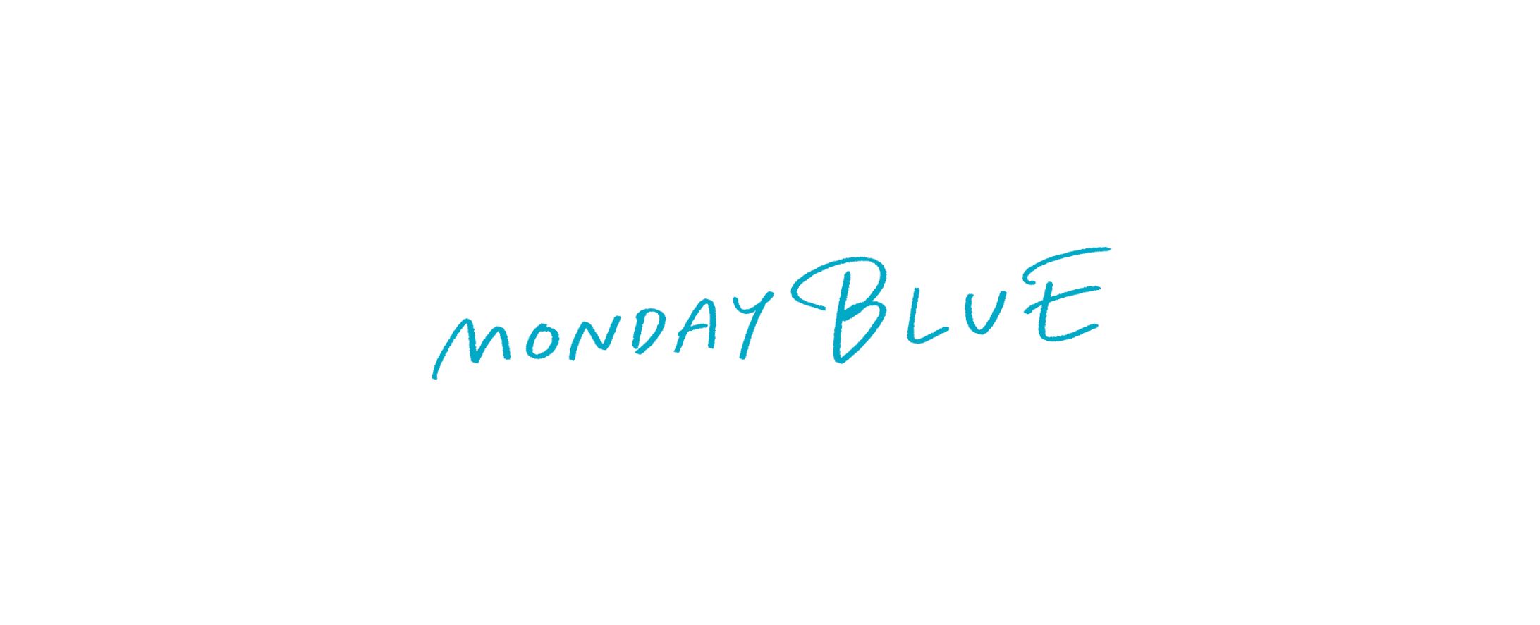 MONDAY BLUE タイプロゴ-1