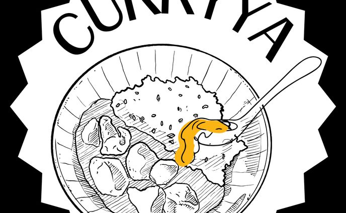 カレー屋さん(仮)のロゴ