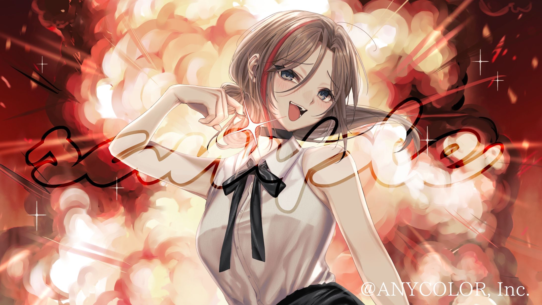 【お仕事】にじさんじ 来栖夏芽様 ｢IRIS OUT｣イラスト-1