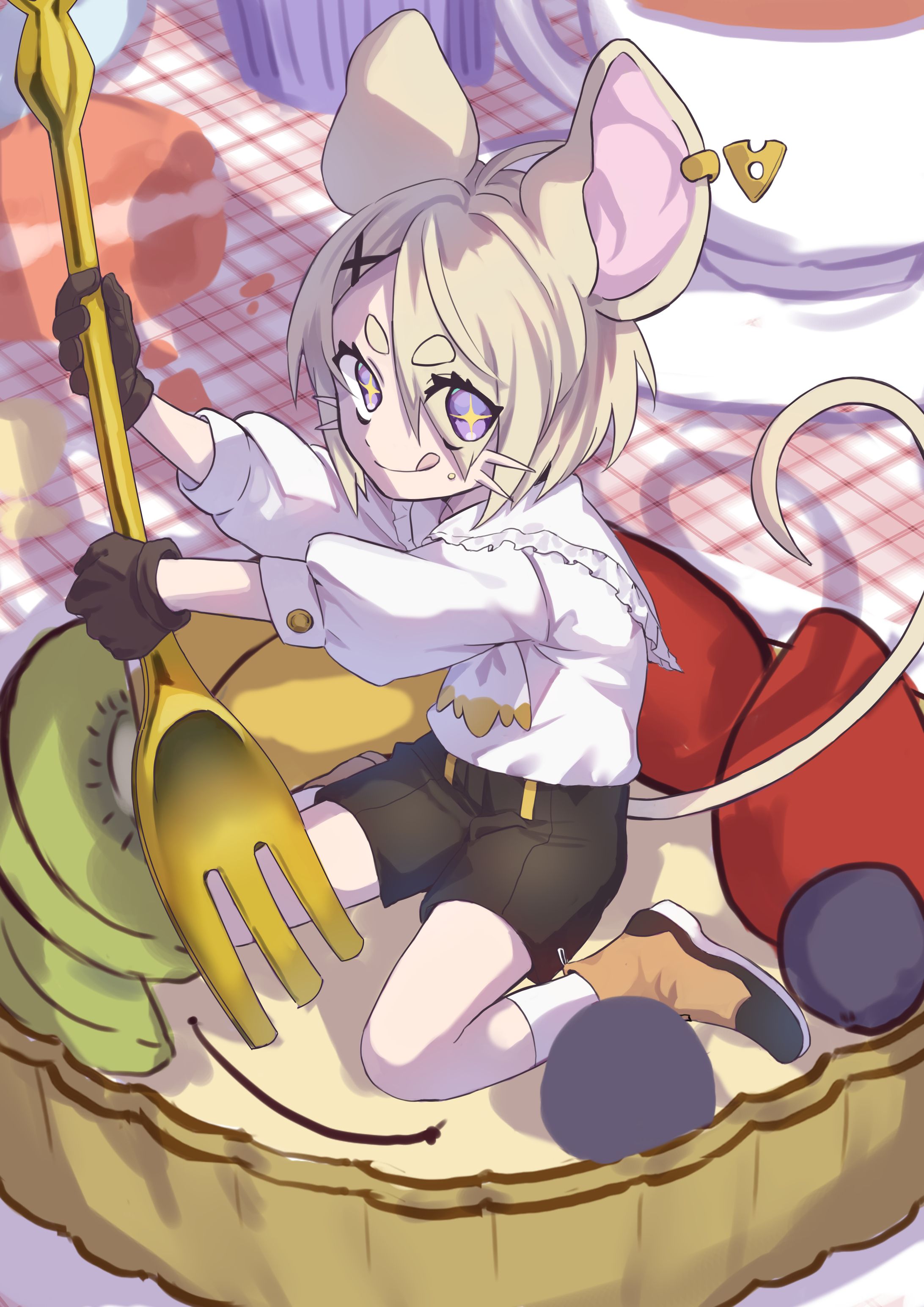 【イラスト】ネズミちゃん-1