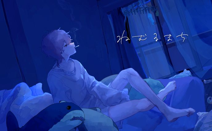 閑地游さん 歌ってみたイラスト