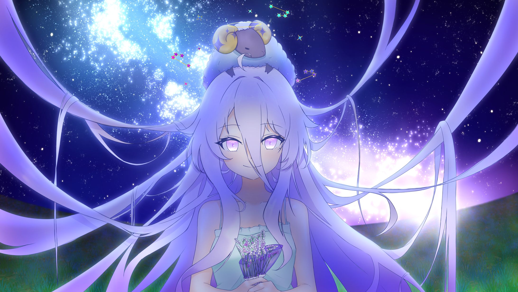 １０００人記念イラスト　カラー-1