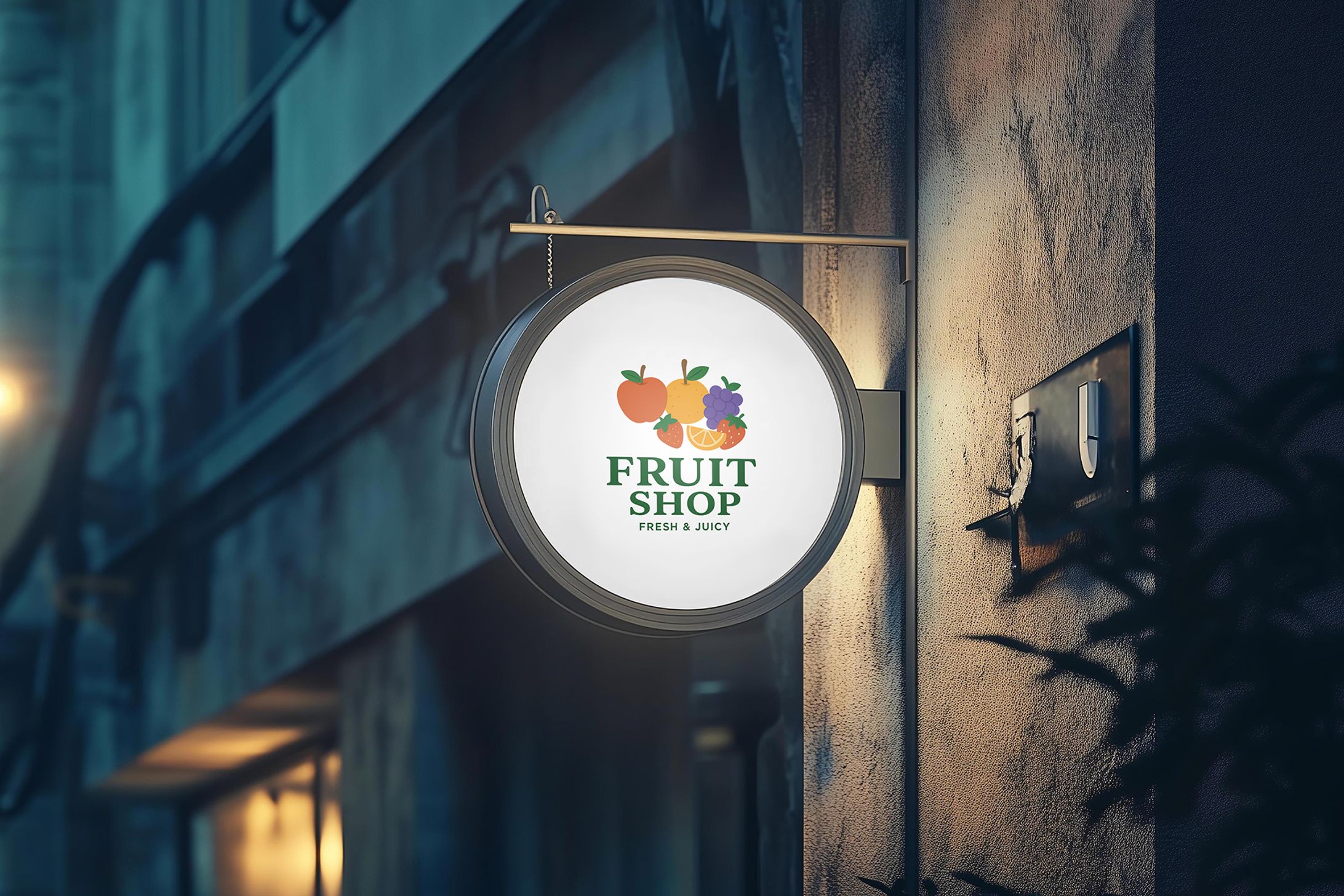 ロゴ/FRUIT SHOP(モックアップ)-1