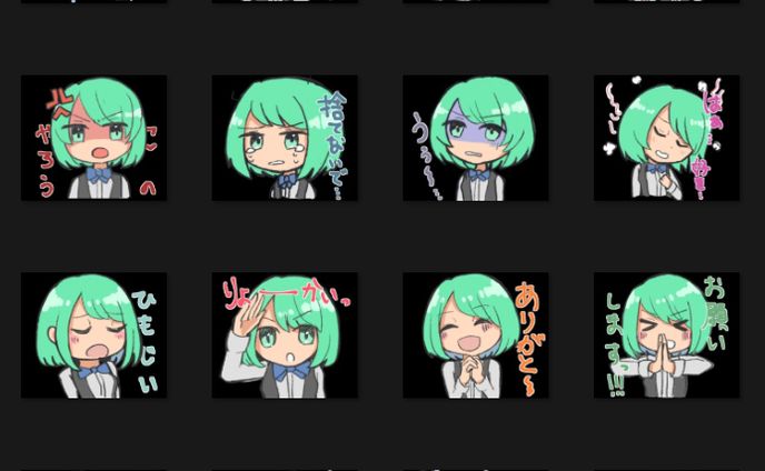 LINEスタンプ「真・ほのかちゃんの日常」