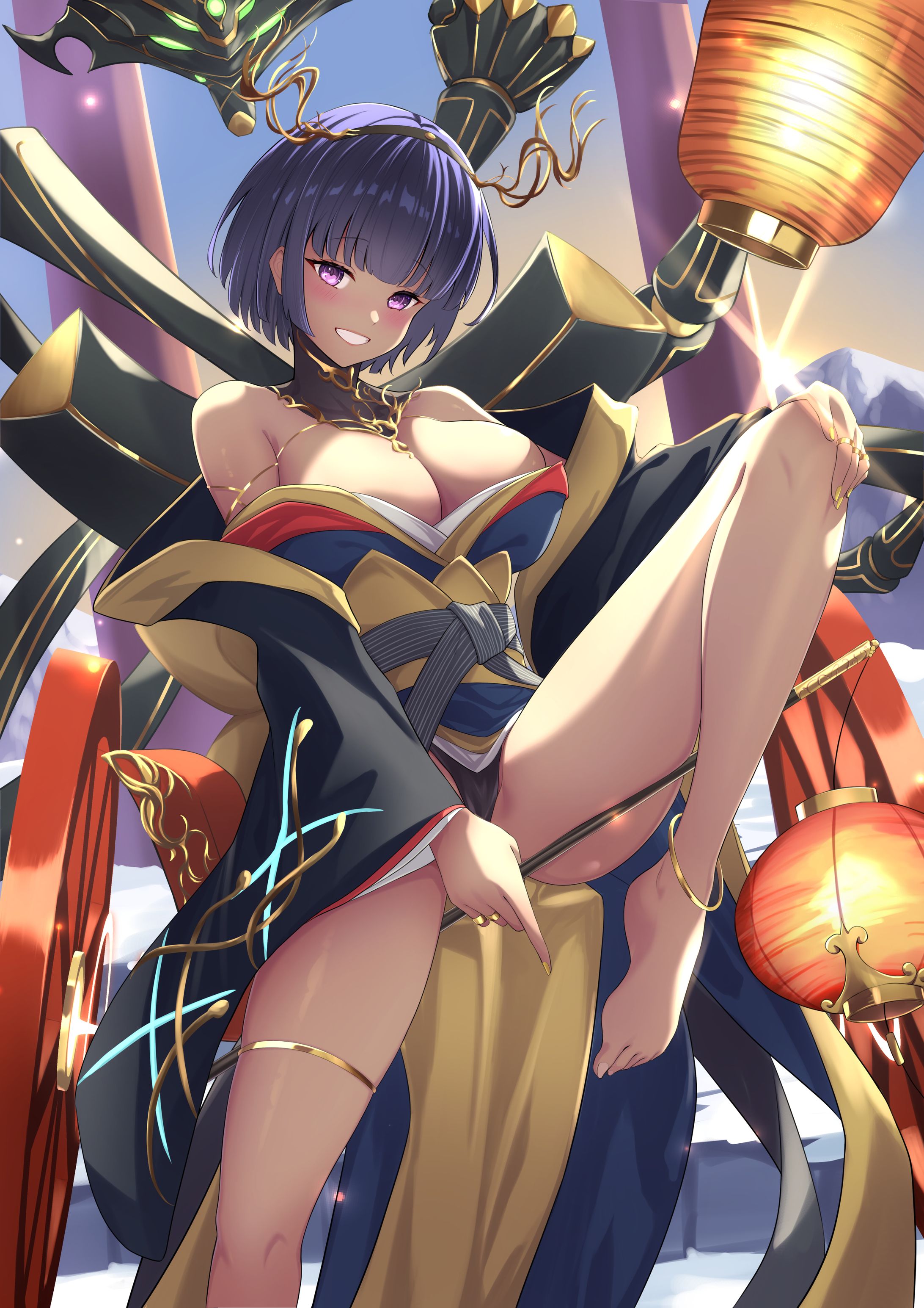 【コンテスト受賞】『Echocalypse -緋紅の神約-』冬日イラストコンテスト人気賞-1