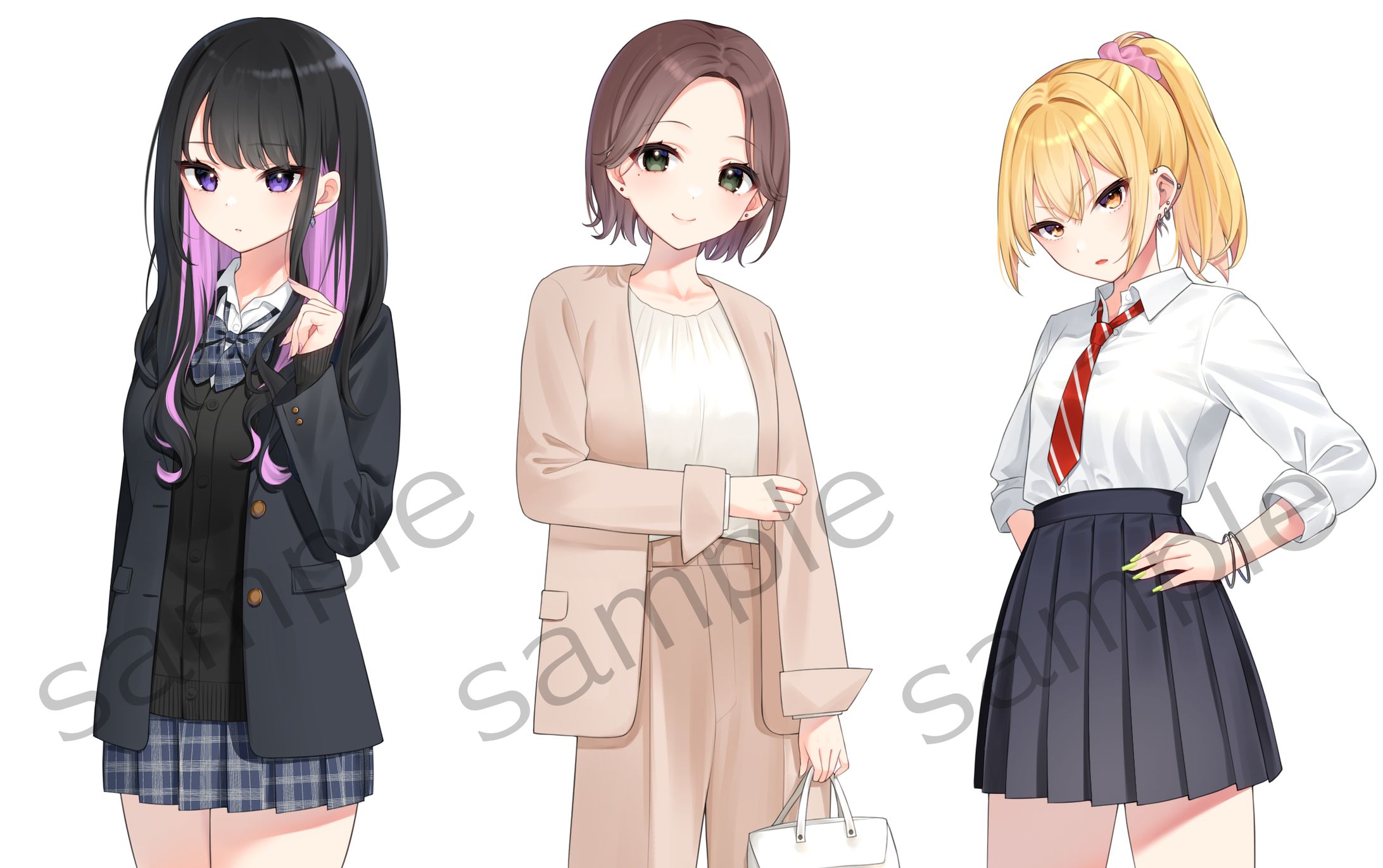 浅見ゆい様 音声作品イラスト-1