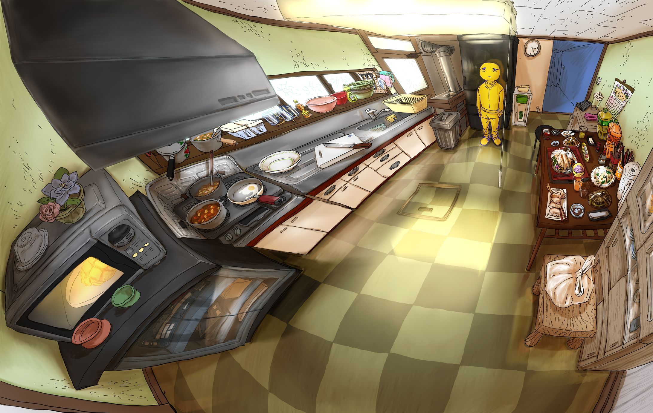 おばあちゃん家のキッチン-1