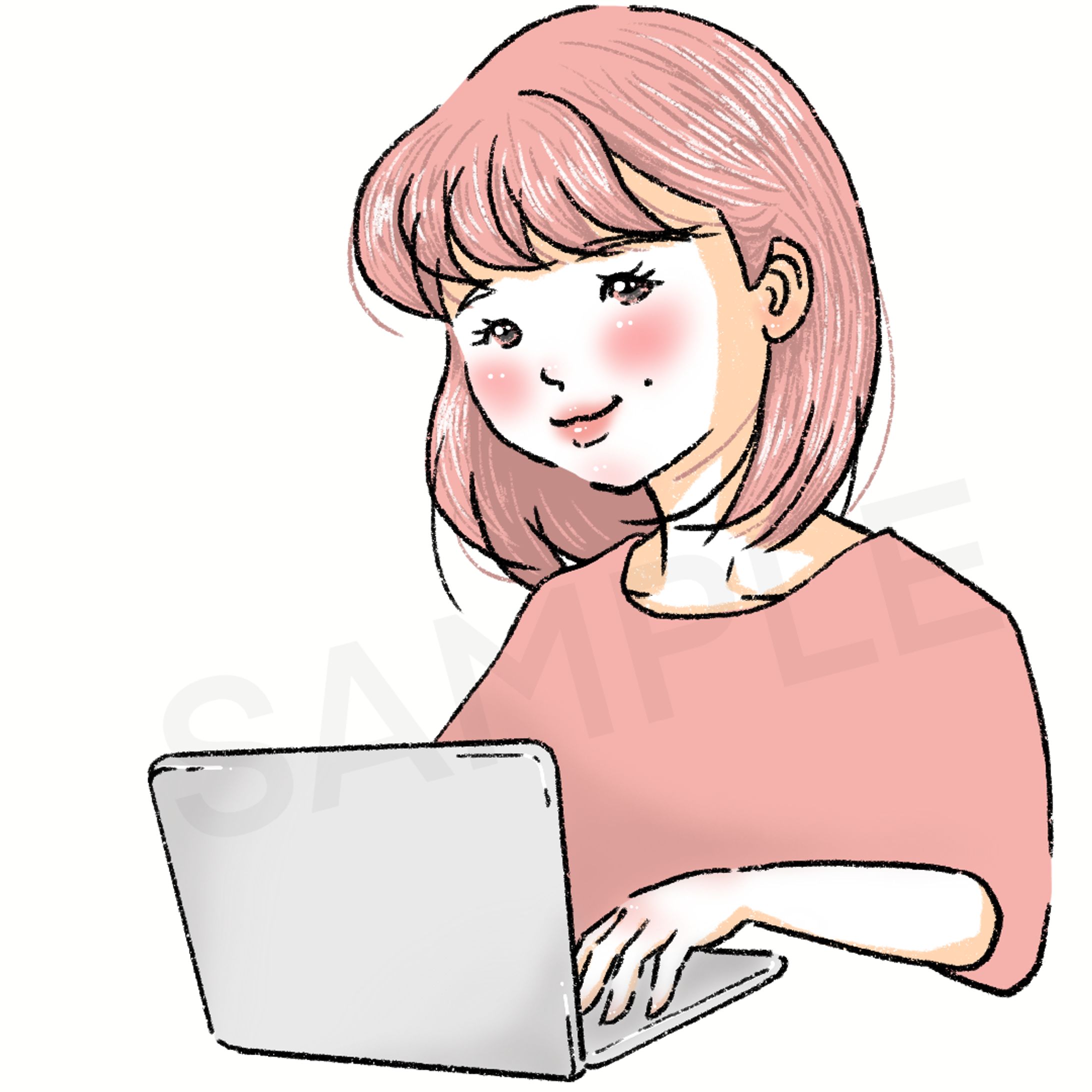 似顔絵｜M様-1