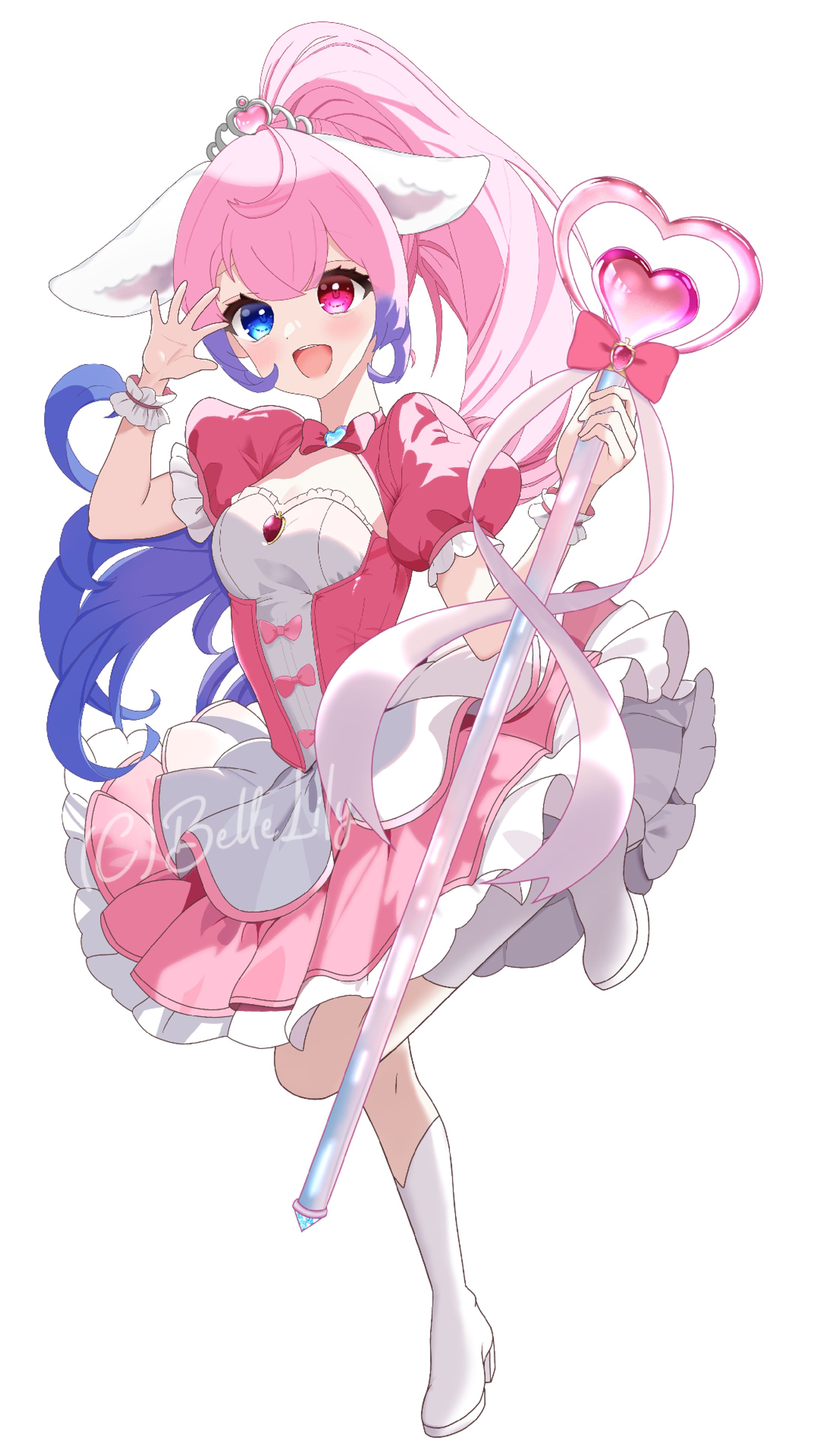 【サンプル】苺宮雪姫 等身立ち絵 制作-1