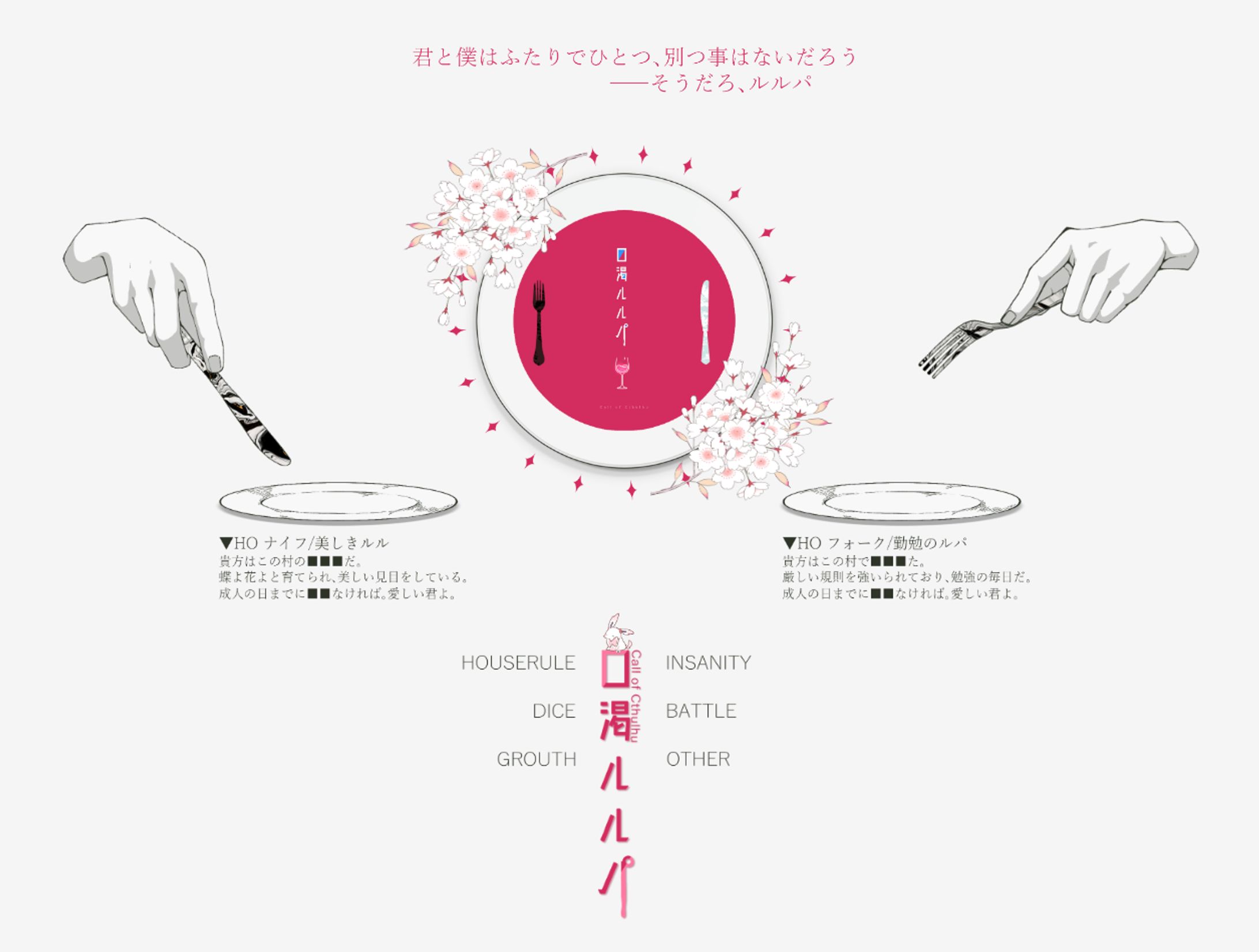 【レイアウトデザイン】クトゥルフ神話TRPG-1