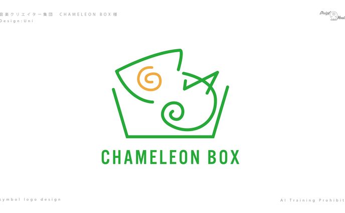 音楽グループ CHAMELEON BOX様　シンボルロゴデザイン
